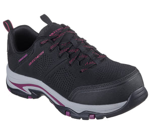 SKECHERS WORK USA INC. TREGO ASTALLET COMPOSITE TOE - 108166WBLK