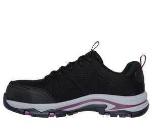 SKECHERS WORK USA INC. TREGO ASTALLET COMPOSITE TOE - 108166WBLK