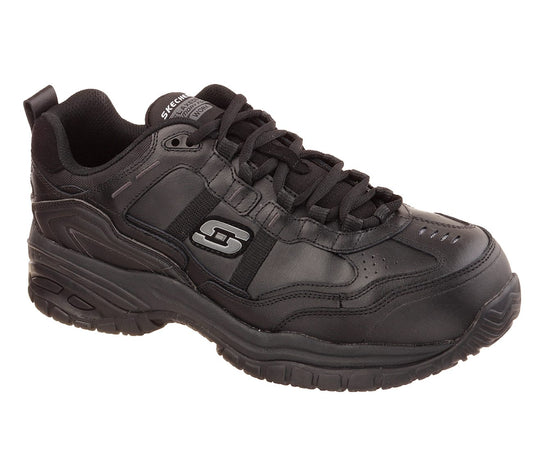 SKECHERS WORK USA INC. SLIP RESISTANT COMP - 77013/BLK