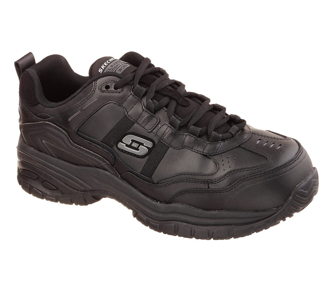 SKECHERS WORK USA SLIP RESISTANT COMP 77013/BLK